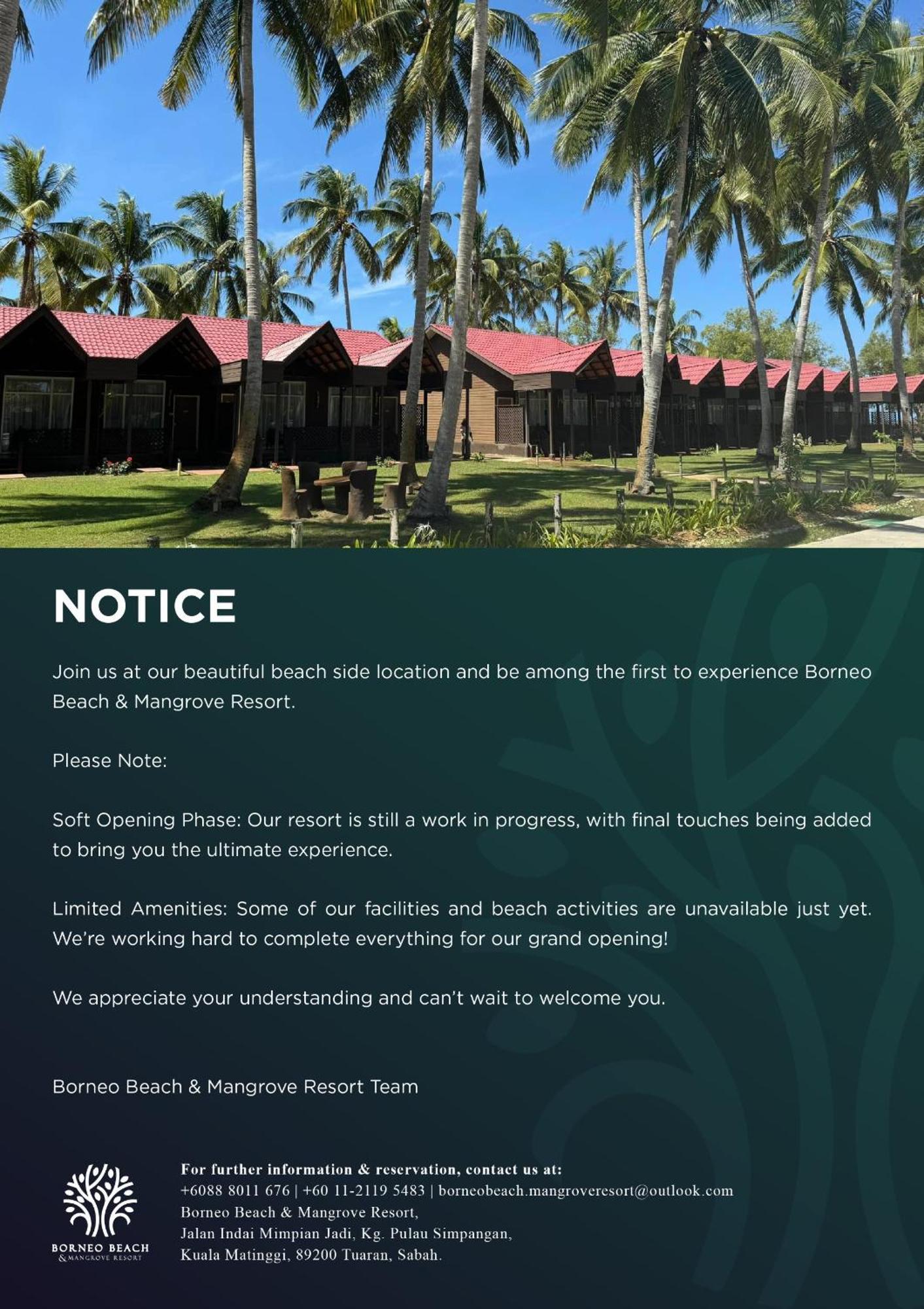 Borneo Beach & Mangrove Resort Tuaran Luaran gambar